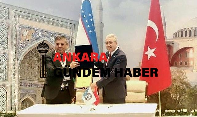 Rektör Prof. Dr. Budak Türkiye- Özbekistan Sağlık İş Forumu ve Fuarına katıldı