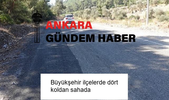 Büyükşehir ilçelerde dört koldan sahada