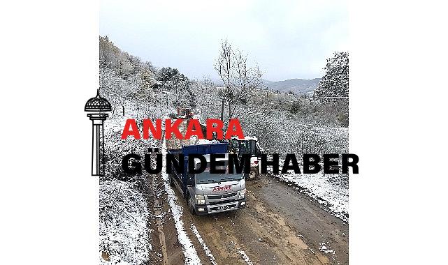 Kocaeli Büyükşehir A Takımı ekiplerinin kar mesaisi