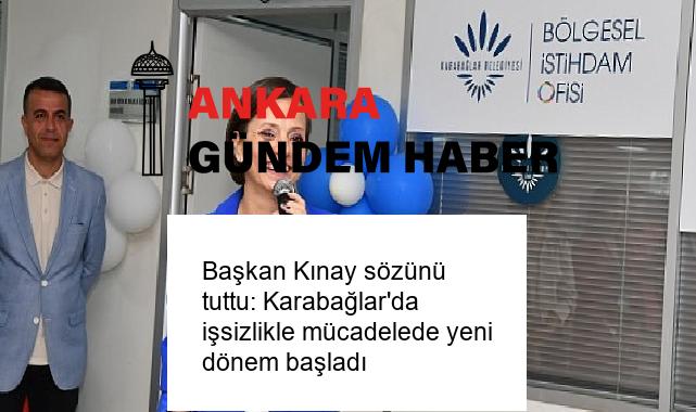 Başkan Kınay sözünü tuttu: Karabağlar’da işsizlikle mücadelede yeni dönem başladı