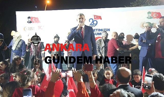 Gölcük’te Cumhuriyet’in 100. Yıl coşkusu muhteşemdi