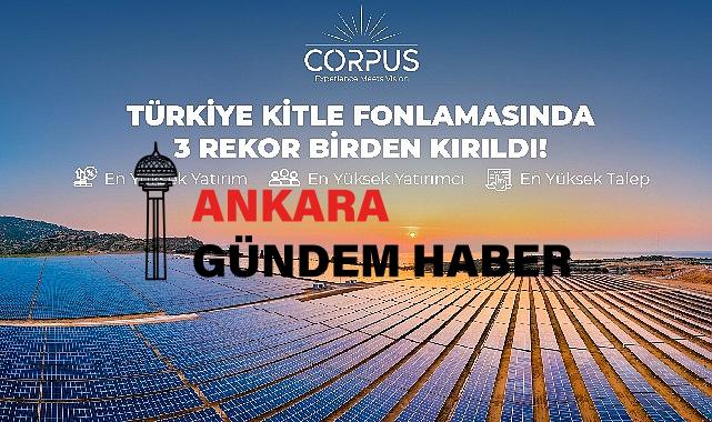Corpus Enerji’den Üç Farklı Kitle Fonlama Rekoru