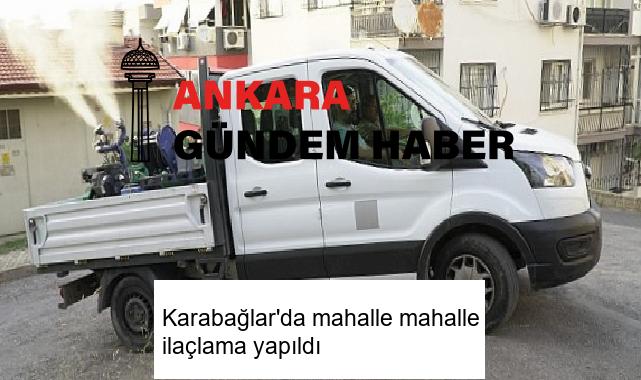 Karabağlar’da mahalle mahalle ilaçlama yapıldı