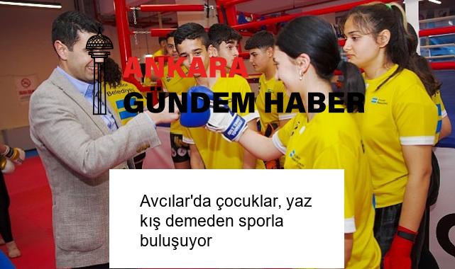 Avcılar’da çocuklar, yaz kış demeden sporla buluşuyor