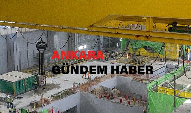 Akkuyu NGS’nin 1’inci Güç Ünitesinde Makine Dairesinde Köprü Vinci Devreye Alındı