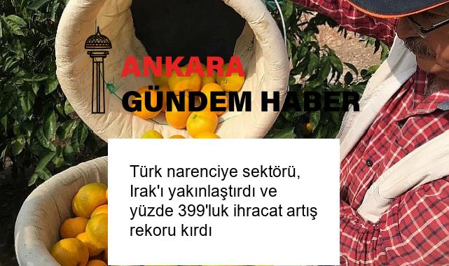 Türk narenciye sektörü, Irak’ı yakınlaştırdı ve yüzde 399’luk ihracat artış rekoru kırdı