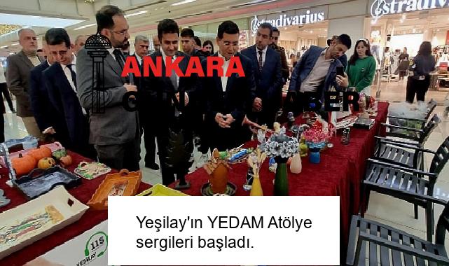 Yeşilay’ın YEDAM Atölye sergileri başladı.