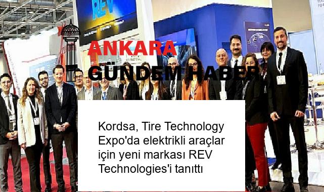 Kordsa, Tire Technology Expo’da elektrikli araçlar için yeni markası REV Technologies’i tanıttı