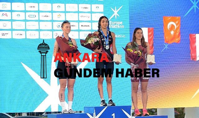 Yenişehir Avrupa Triatlon Kupası’nda milli triatlet Selinay Tuğçe Kır altın madalya kazandı