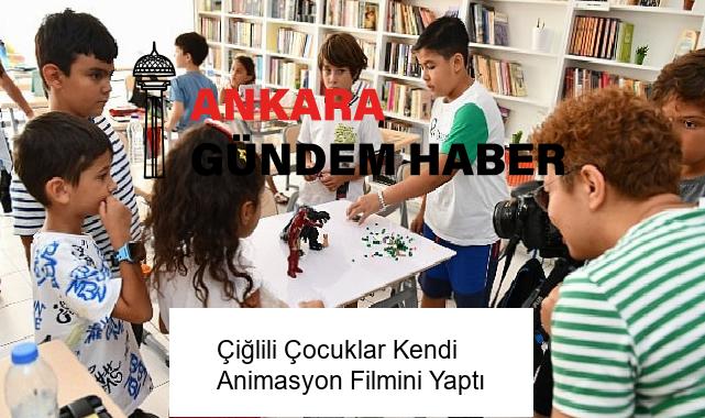Çiğlili Çocuklar Kendi Animasyon Filmini Yaptı