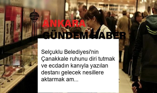 Selçuklu Belediyesi’nin Çanakkale ruhunu diri tutmak ve ecdadın kanıyla yazılan destanı gelecek nesillere aktarmak amacıyla düzenlediği “Anadolu’nun Diriliş Destanı Çanakkale” sergisi vatandaşlardan yoğun ilgi görüyor