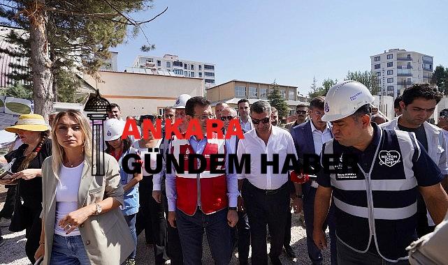 İBB’nin Elazığ’daki Okul İnşaatında İncelemelerde Bulundu