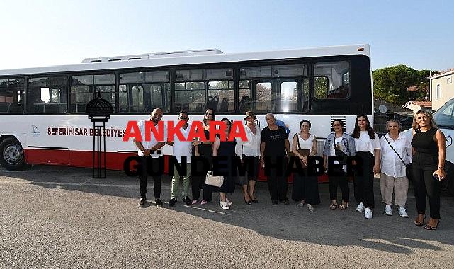 İzmir Büyükşehir Belediyesi’nden Seferhisar Belediyesi’ne otobüs