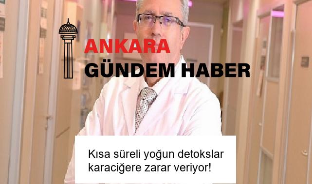 Kısa süreli yoğun detokslar karaciğere zarar veriyor!