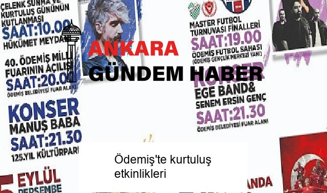 Ödemiş’te kurtuluş etkinlikleri