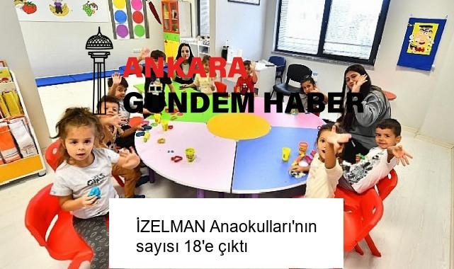 İZELMAN Anaokulları’nın sayısı 18’e çıktı
