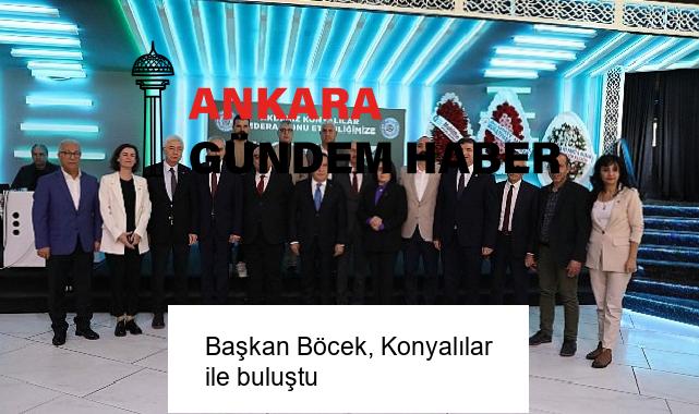 Başkan Böcek, Konyalılar ile buluştu