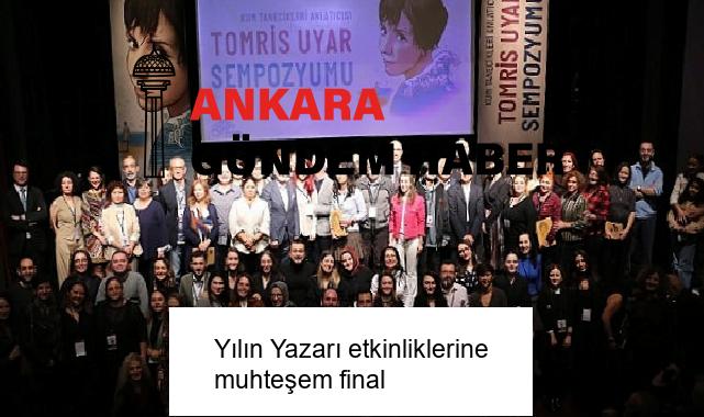 Yılın Yazarı etkinliklerine muhteşem final