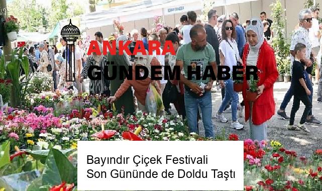 Bayındır Çiçek Festivali Son Gününde de Doldu Taştı