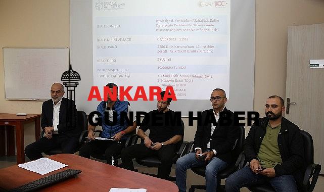 Encümen’de kiralama ihaleleri düzenlendi