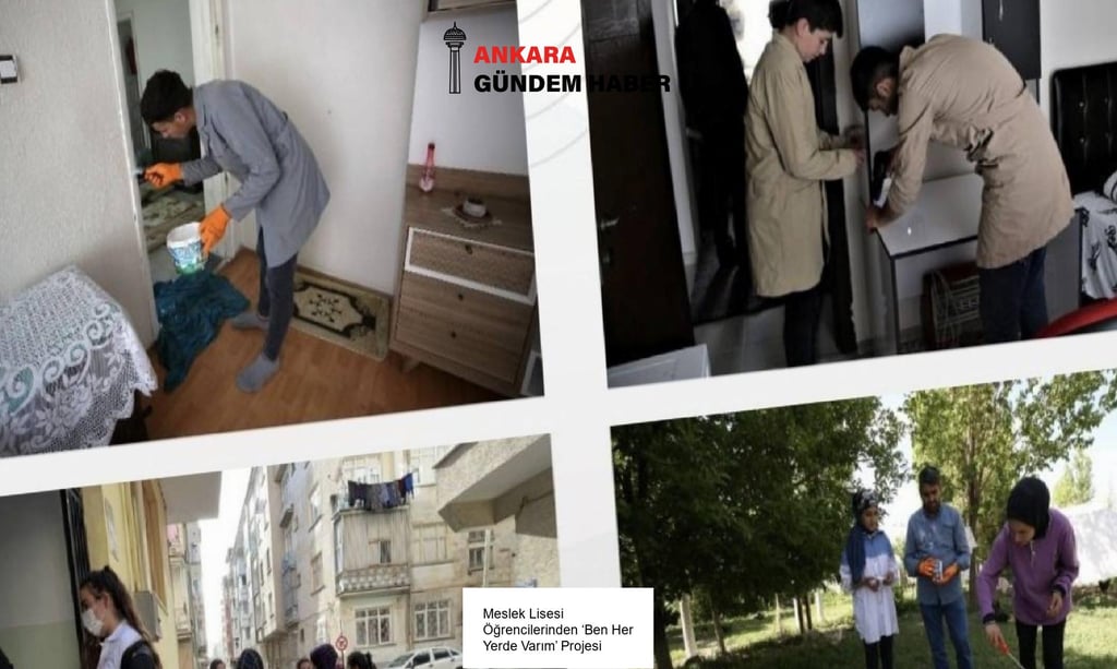 Meslek Lisesi Öğrencilerinden ‘Ben Her Yerde Varım’ Projesi