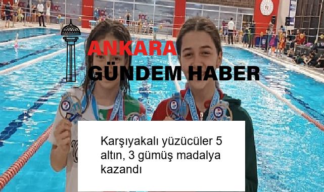Karşıyakalı yüzücüler 5 altın, 3 gümüş madalya kazandı