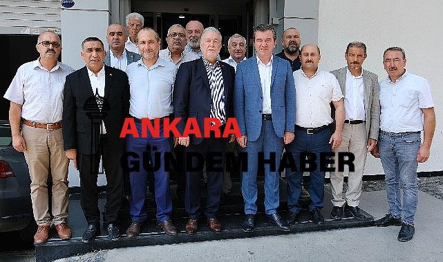 Hakan Koştu ve Bergama Oda Başkanlarından Yalçın Ata’ya ziyaret