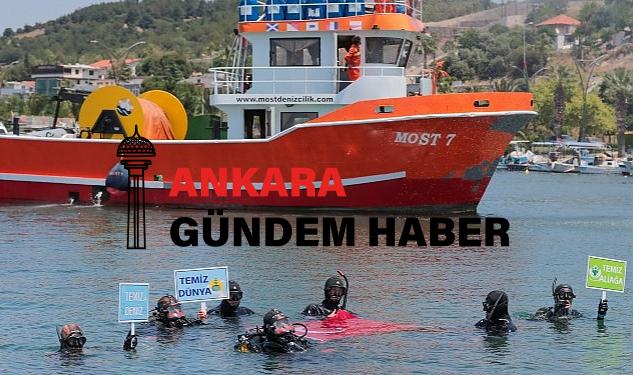 Aliağa Kıyıda Deniz Paklığı Yapıldı