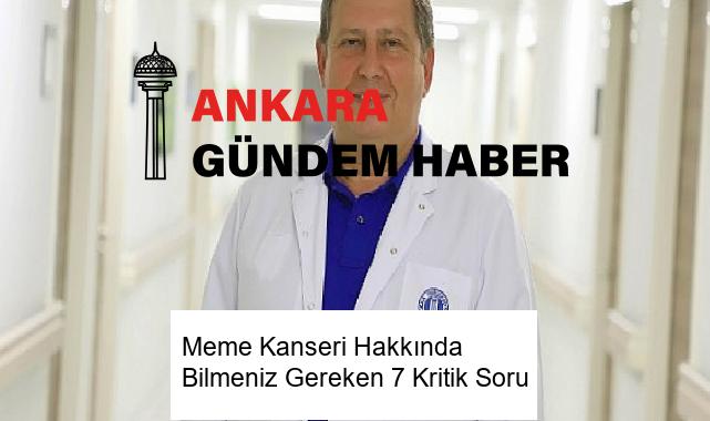 Meme Kanseri Hakkında Bilmeniz Gereken 7 Kritik Soru