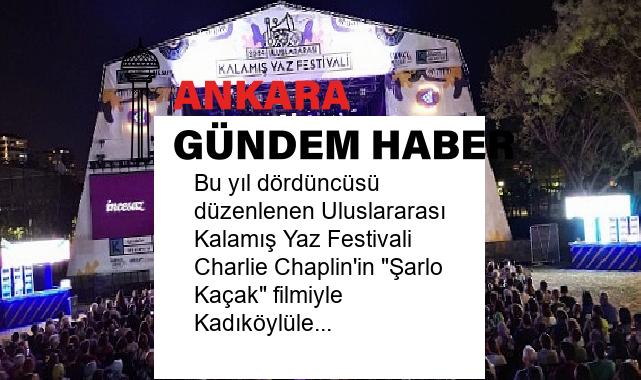 Bu yıl dördüncüsü düzenlenen Uluslararası Kalamış Yaz Festivali Charlie Chaplin’in “Şarlo Kaçak” filmiyle Kadıköylülere merhaba dedi