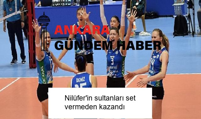 Nilüfer’in sultanları set vermeden kazandı