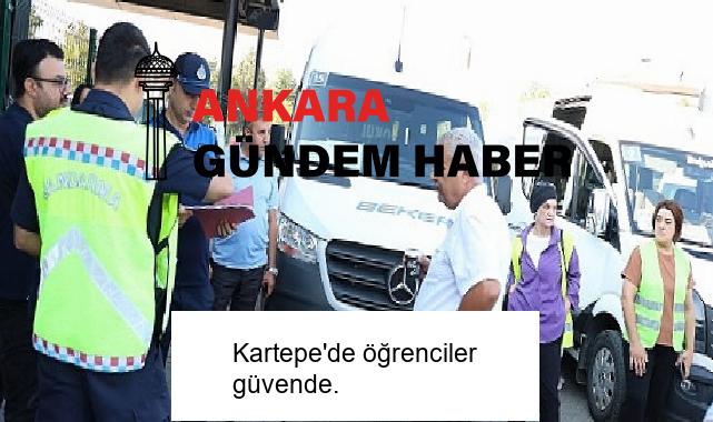 Kartepe’de öğrenciler güvende.