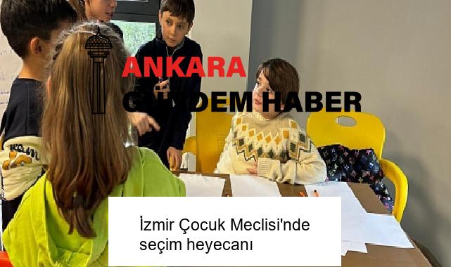İzmir Çocuk Meclisi’nde seçim heyecanı