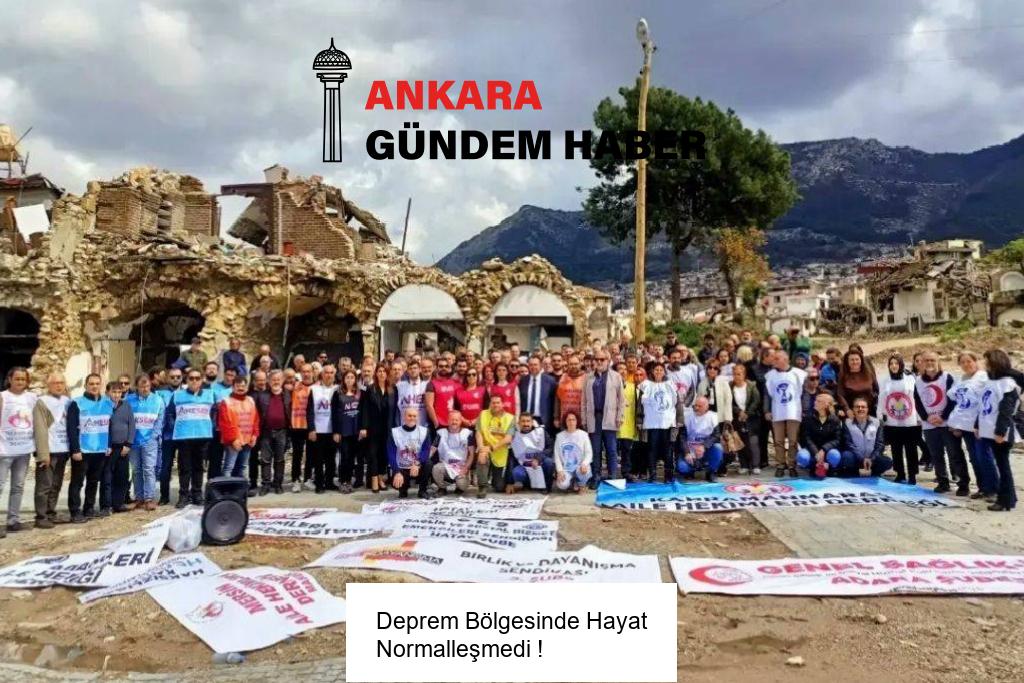Deprem Bölgesinde Hayat Normalleşmedi !