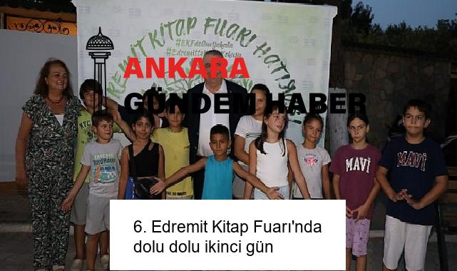6. Edremit Kitap Fuarı’nda dolu dolu ikinci gün