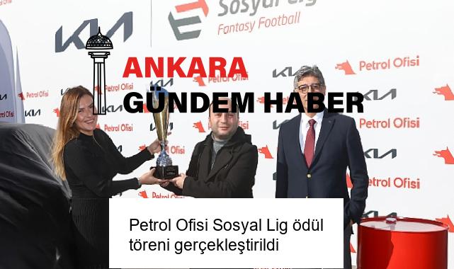 Petrol Ofisi Sosyal Lig ödül töreni gerçekleştirildi