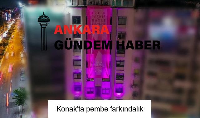 Konak’ta pembe farkındalık