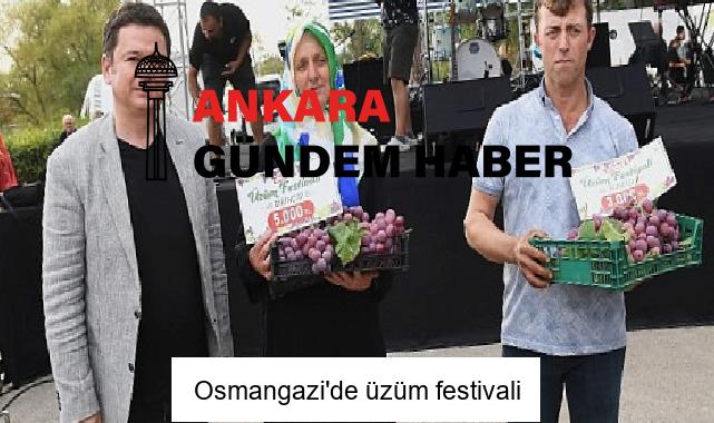 Osmangazi’de üzüm festivali