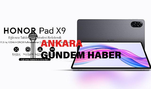 HONOR, Yeni HONOR Pad X9 ile Çok Yönlü Tablet Çıtasını Yükseltiyor