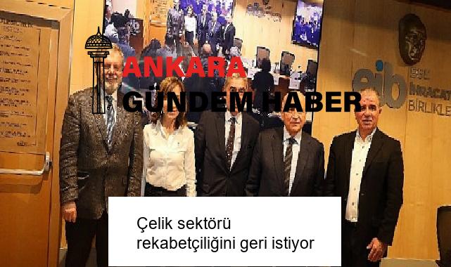 Çelik sektörü rekabetçiliğini geri istiyor