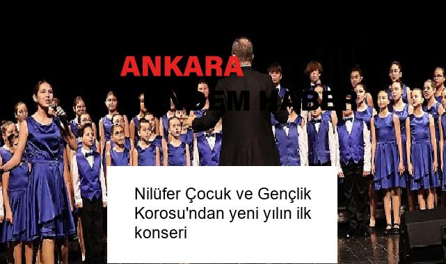 Nilüfer Çocuk ve Gençlik Korosu’ndan yeni yılın ilk konseri