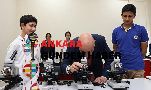 Keçiören’de bir okula daha Laboratuvar Sınıfı ve Kütüphane kazandırıldı