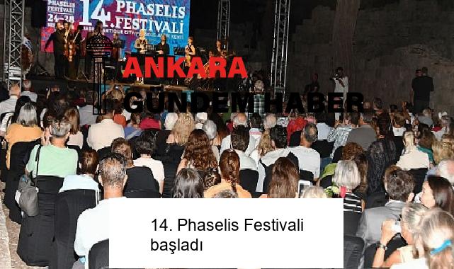 14. Phaselis Festivali başladı