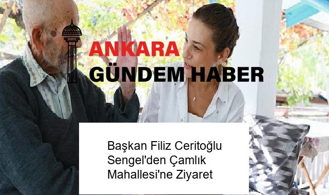 Başkan Filiz Ceritoğlu Sengel’den Çamlık Mahallesi’ne Ziyaret