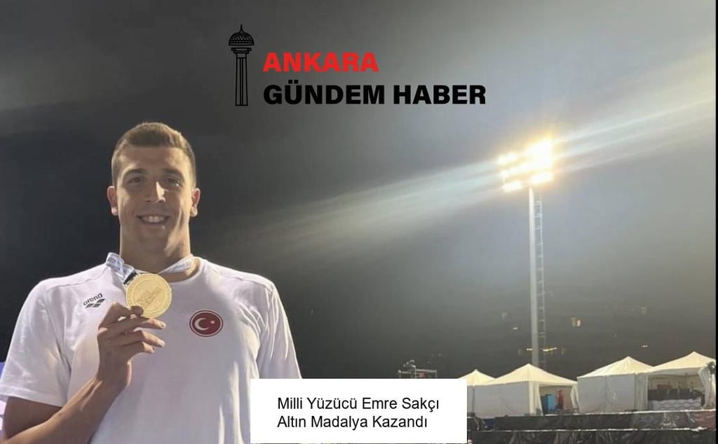 Milli Yüzücü Emre Sakçı Altın Madalya Kazandı