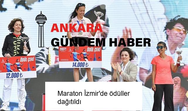 Maraton İzmir’de ödüller dağıtıldı