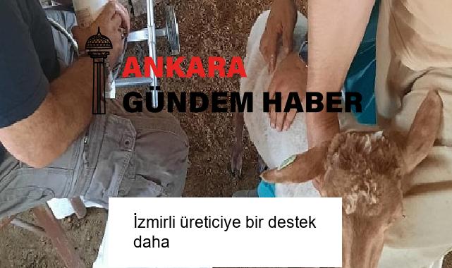 İzmirli üreticiye bir destek daha