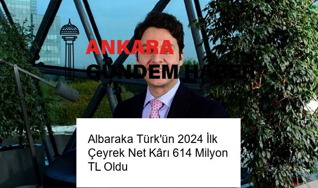 Albaraka Türk’ün 2024 İlk Çeyrek Net Kârı 614 Milyon TL Oldu