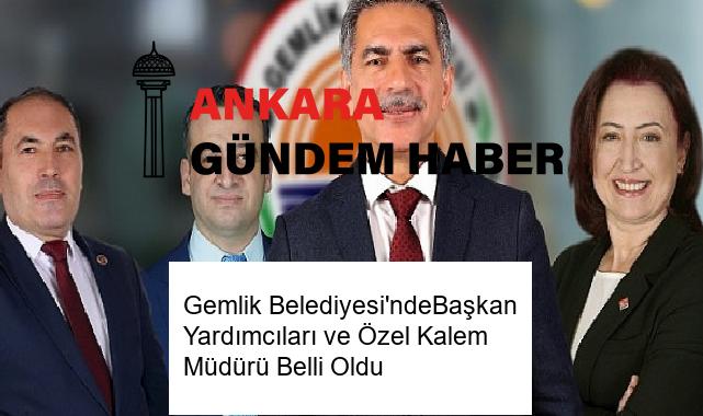 Gemlik Belediyesi’ndeBaşkan Yardımcıları ve Özel Kalem Müdürü Belli Oldu