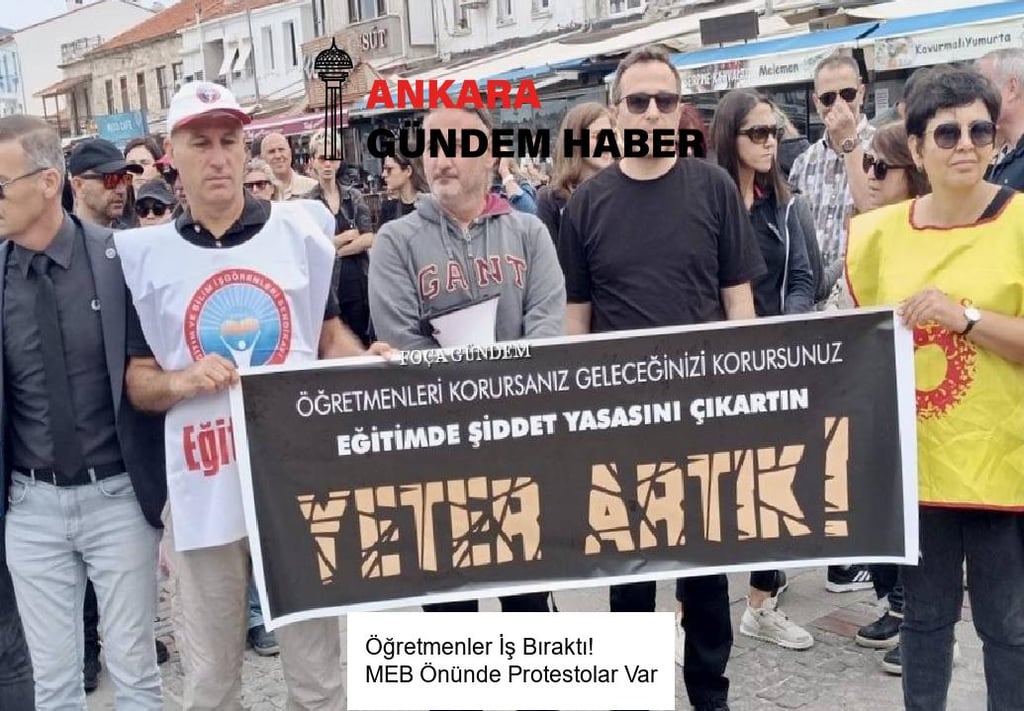 Öğretmenler İş Bıraktı! MEB Önünde Protestolar Var